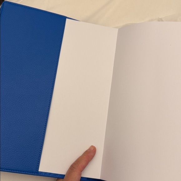 Things Remembered Pebble Grain Journal- LARGE- BLUE NEW IN BOX - Picture 3 of 6